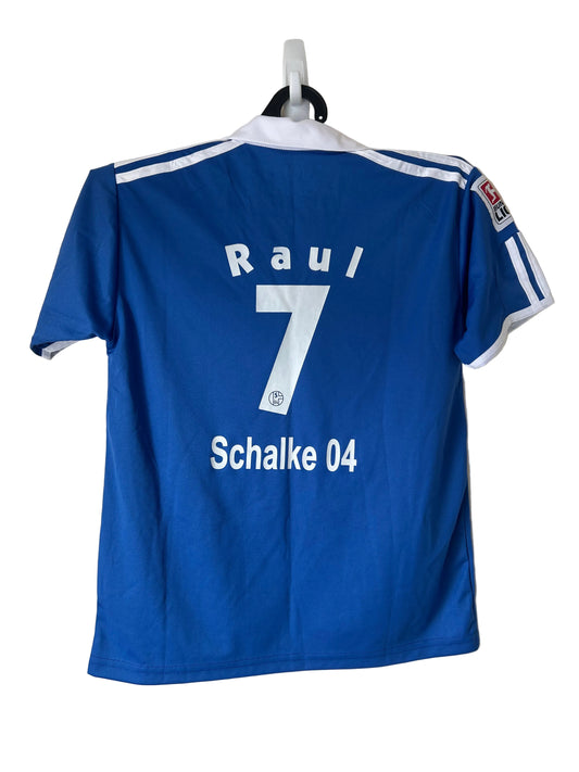 2010/11 Schalke 04 Football Shirt by Adidas, #7 Raul, Kids Size 176