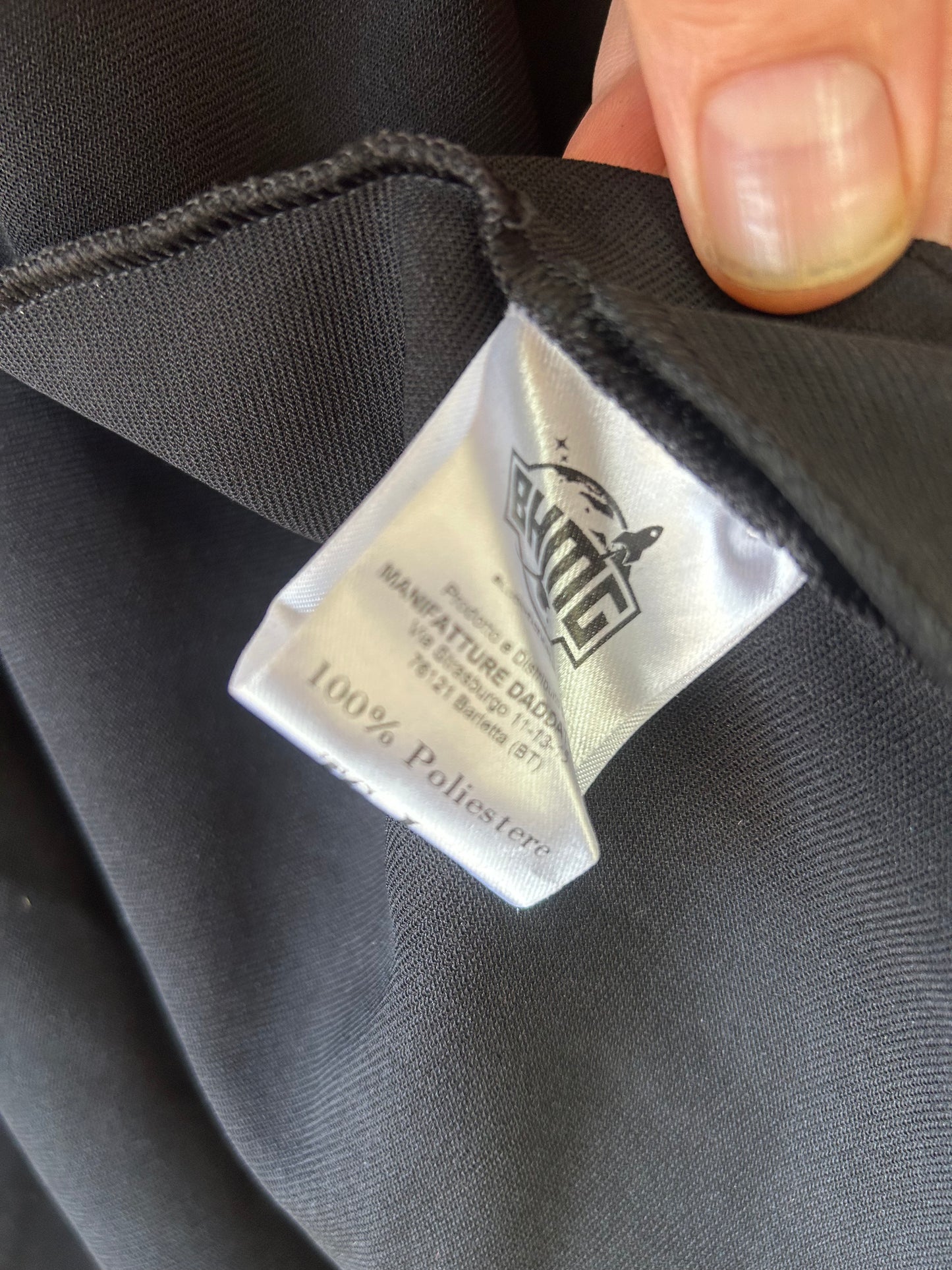 BHMG Unisex Logo Pattern Track Top, Size L