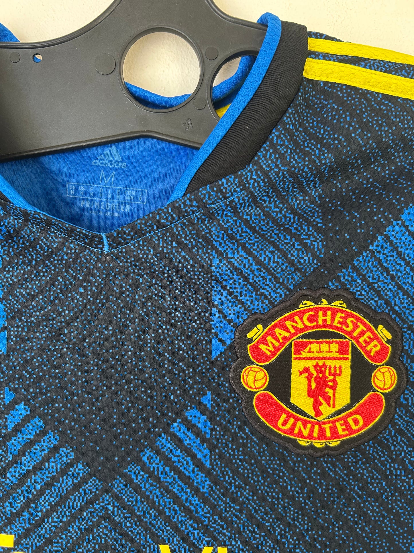 2021-22 Man Utd Away Football Shirt, by Adidas, Size M