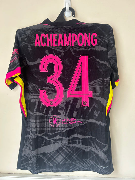 2024-25 Chelsea Away Shirt by Nike, #34, Acheampong, Size L