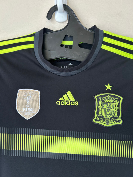 2014-15 Spain Away Football Shirt, By Adidas, 2010 Winners Edition, Size S