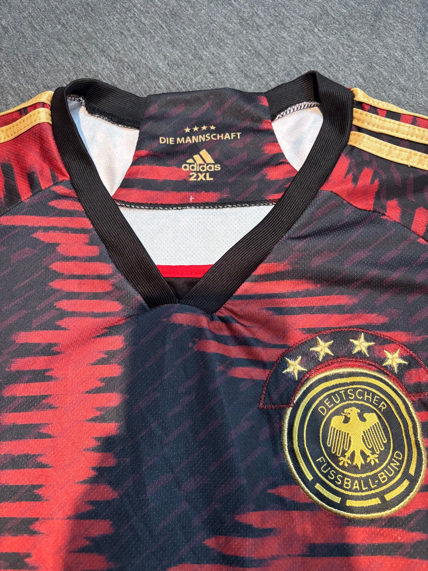 Germany Football Away Shirt, 2022, 2XL