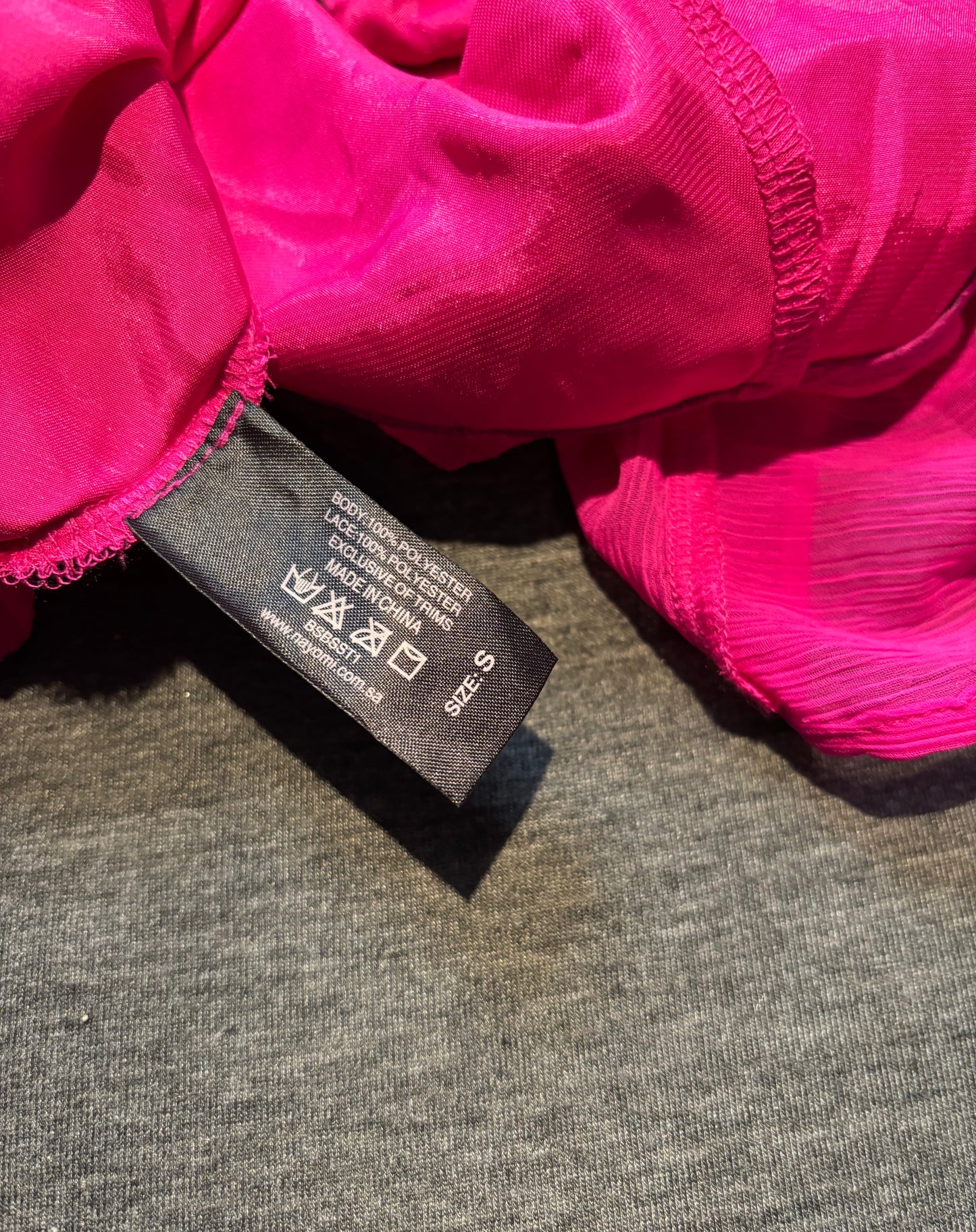 Ladies Y2K Pink Dress, S