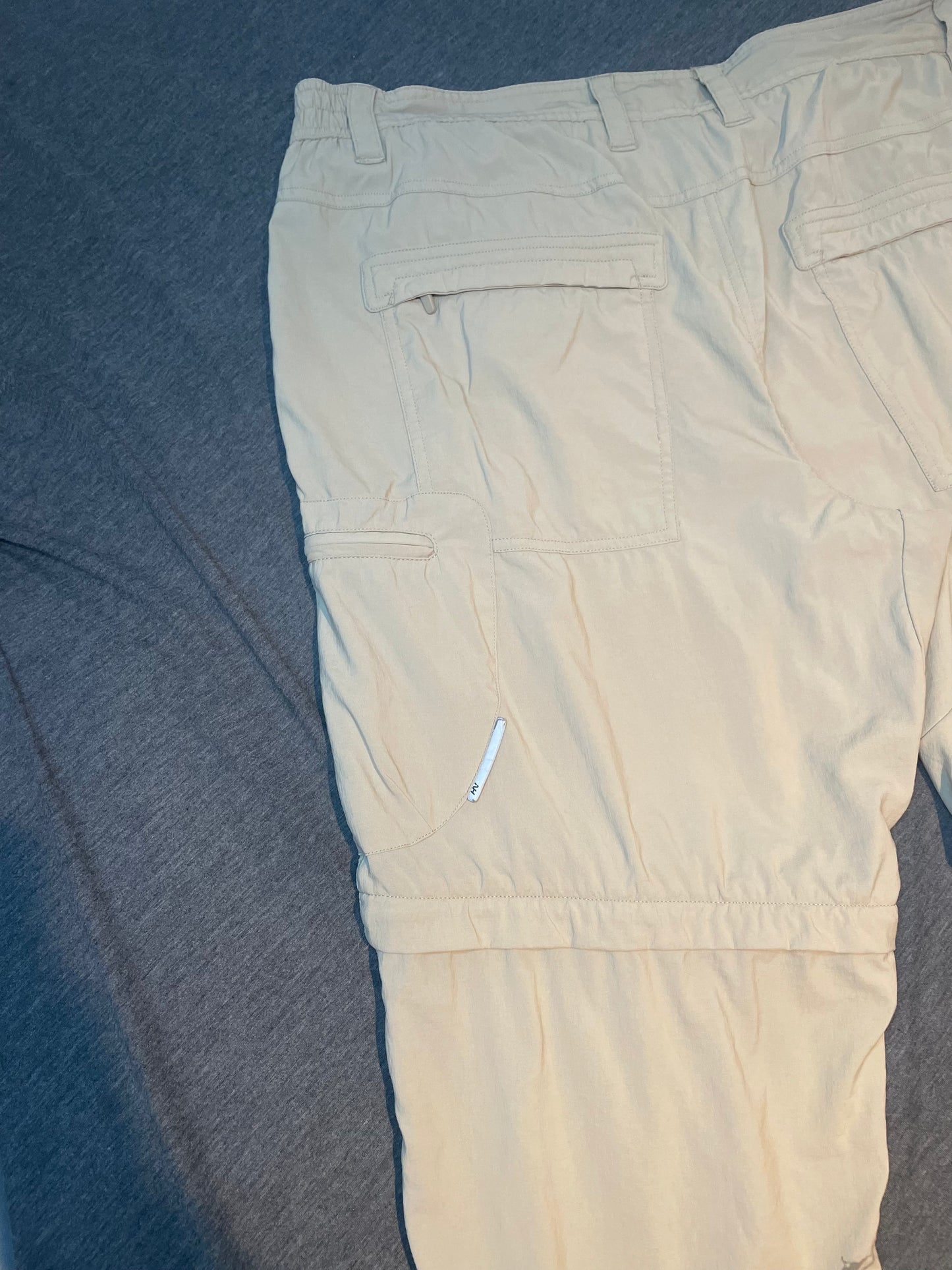 Human Nature Zip Off Cargos, XXL adjustable waist.