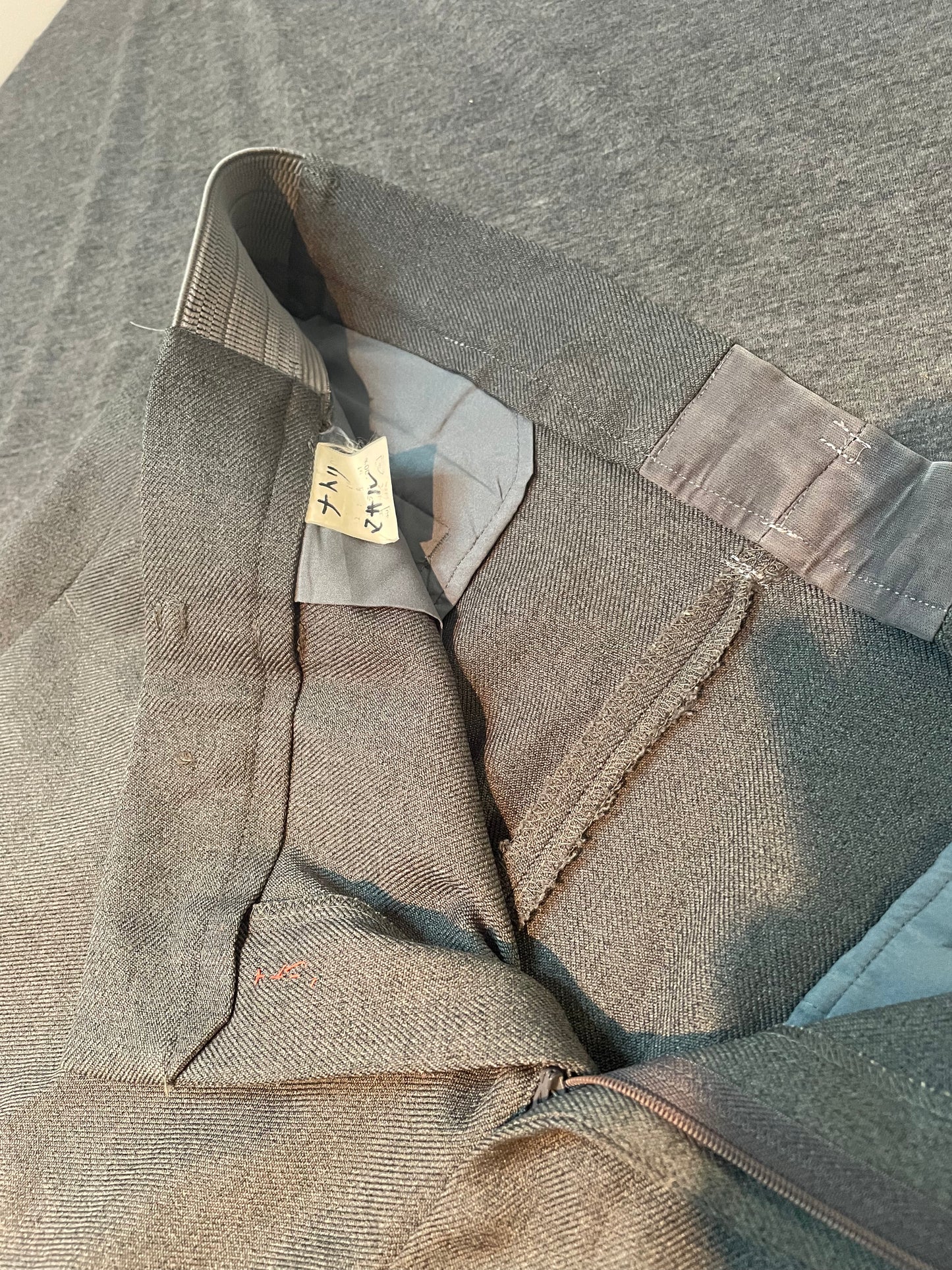 Grey Unbranded Pleated Chinos, W38 L26