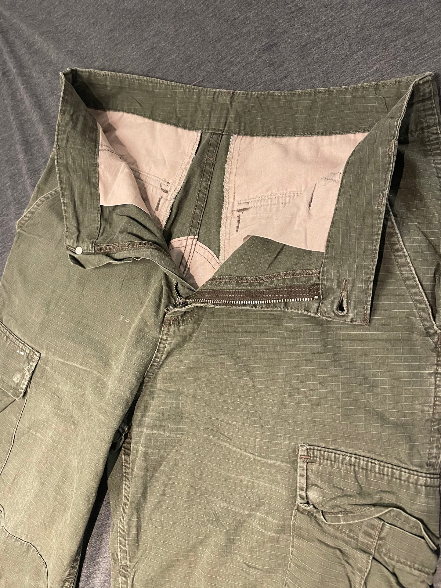 Carhartt Green Double Knee Cargo, W30 L30