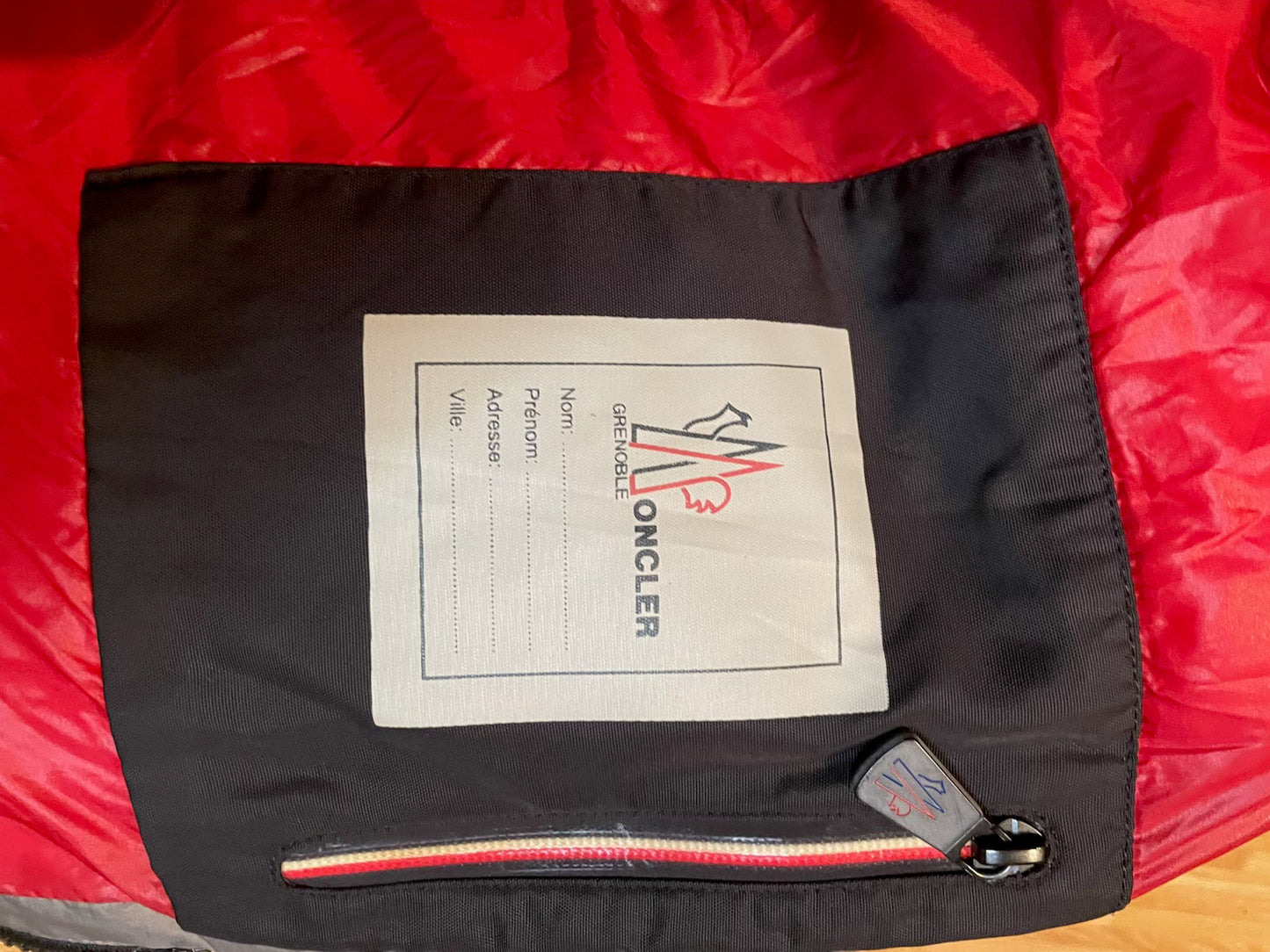 Moncler Zind Two Tone Down Jacket, Size XS