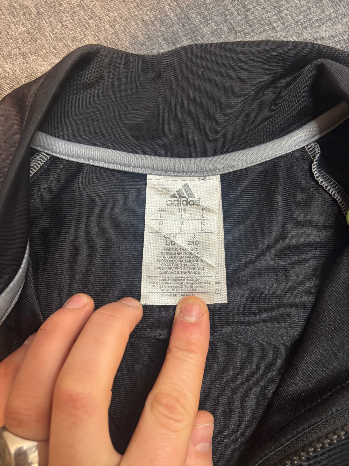 Adidas Climalite Track Top, Mens L