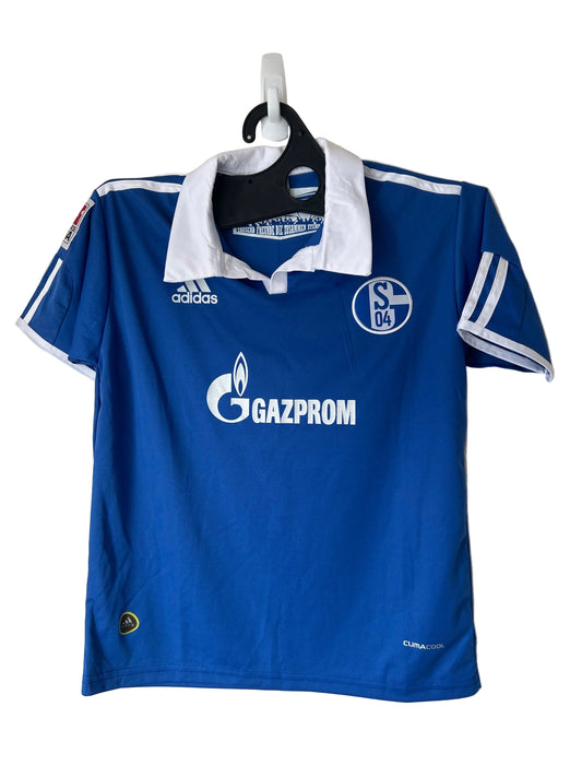2010/11 Schalke 04 Football Shirt by Adidas, #7 Raul, Kids Size 176