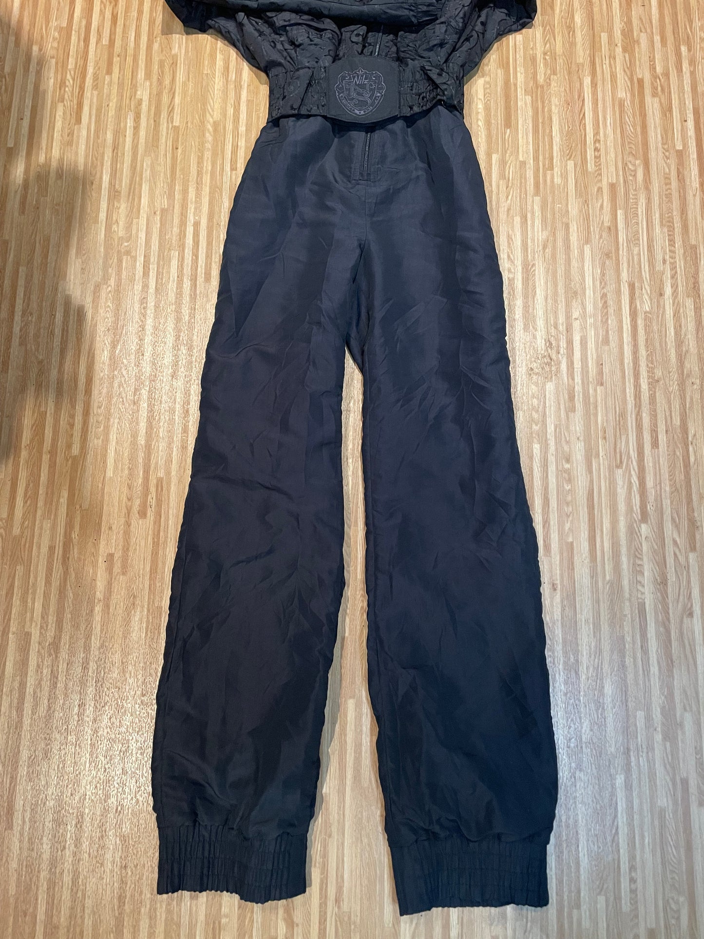 Ski All In One, 90s Vintage Black, Ladies Size 8