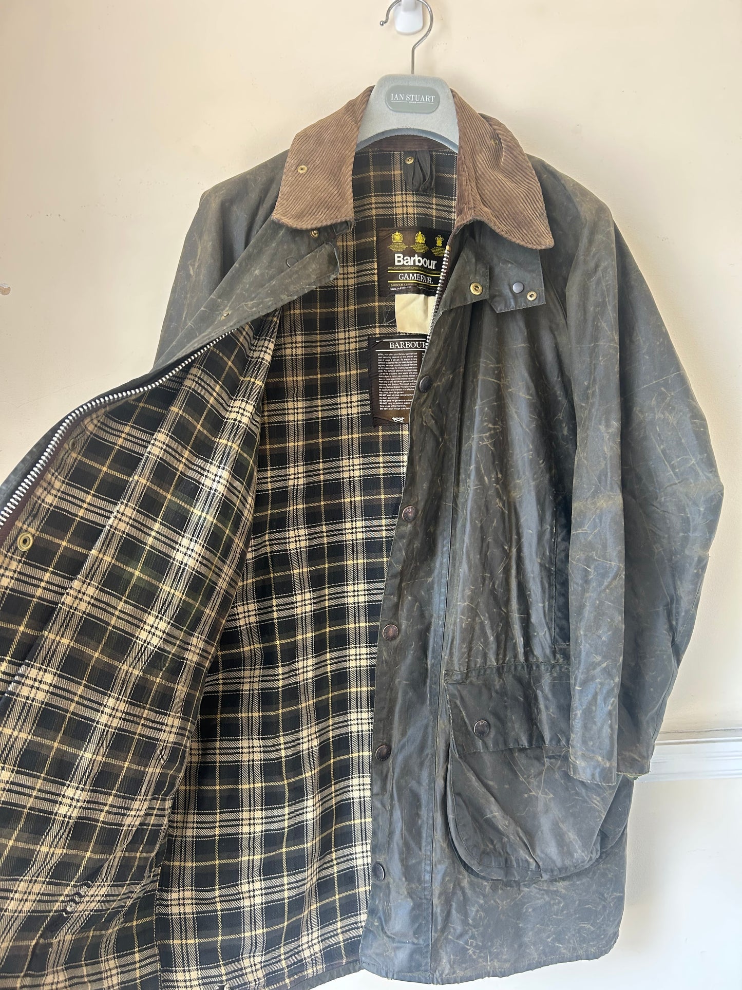 Barbour Gamefair Wax Jacket, Size 40” M