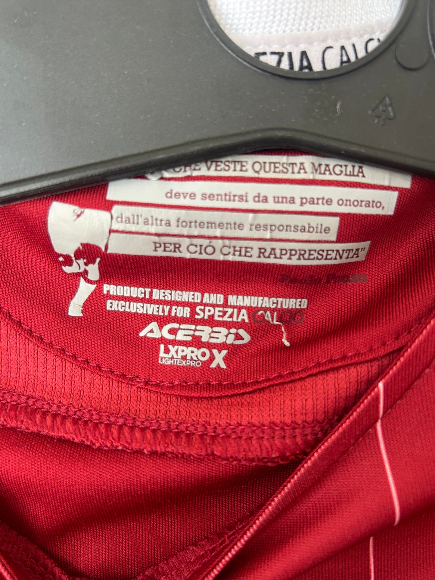 2019-20 Spezia Calcio Away Football Shirt by Acerbis, Size S