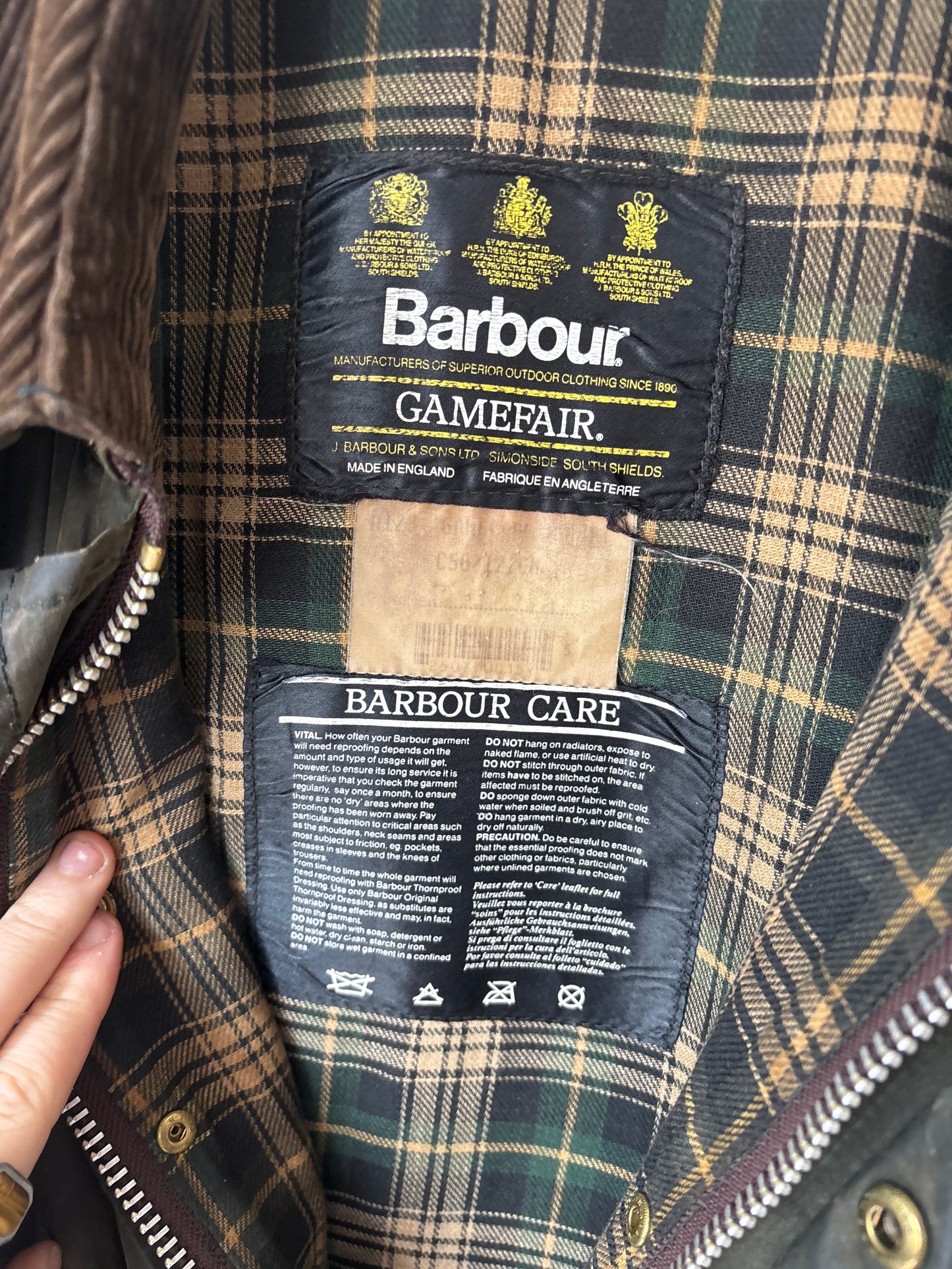 Barbour Gamefair Jacket, Size 50 / XXL