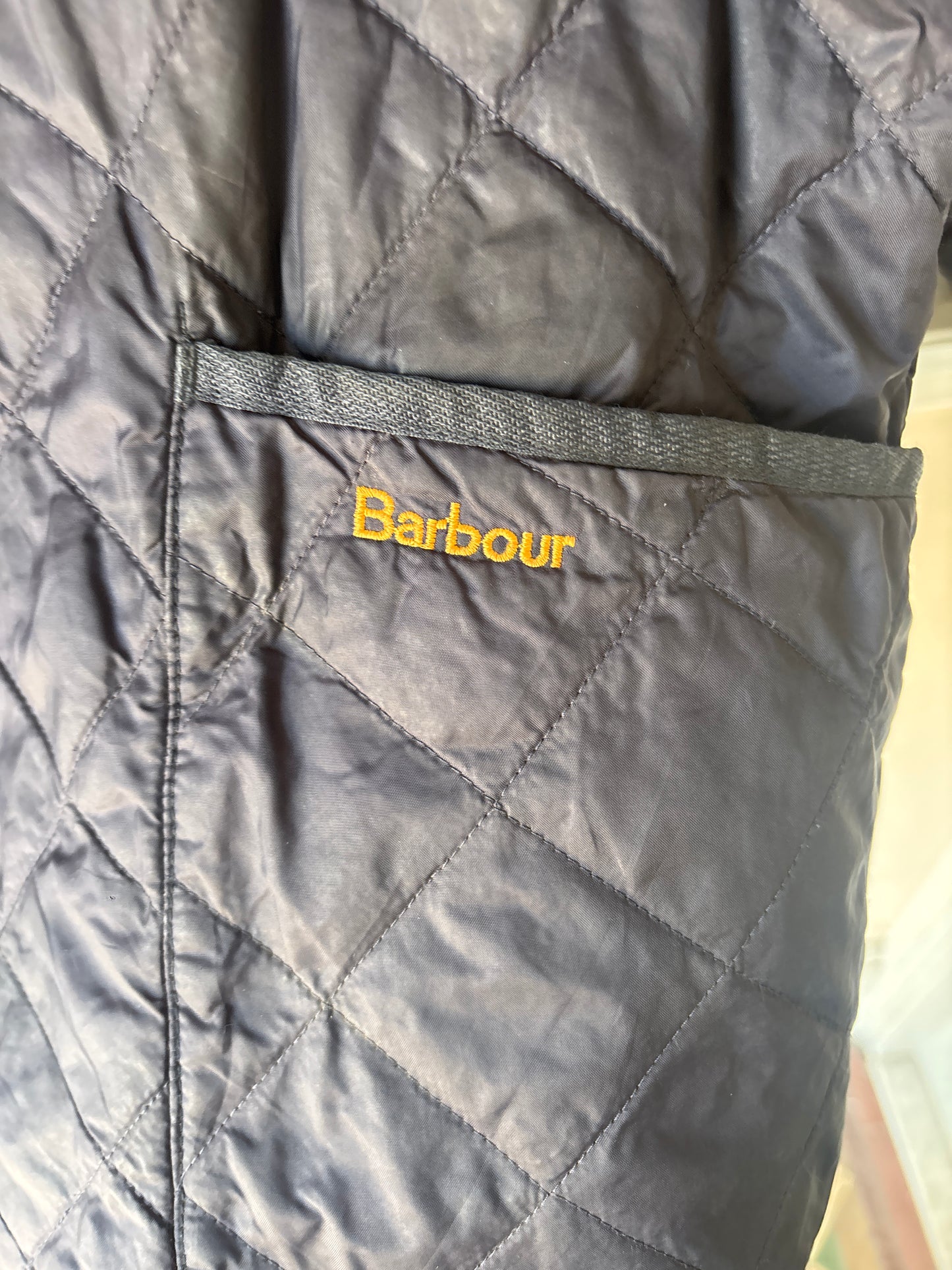 Barbour Blue Quilted Mens Jacket, Size L