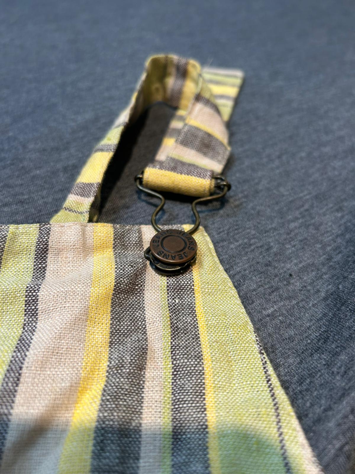 Ladies Y2K Striped Dress, Size M