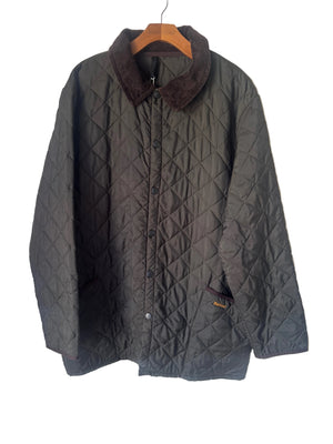 Barbour Brown Quilted Jacket, Size XL