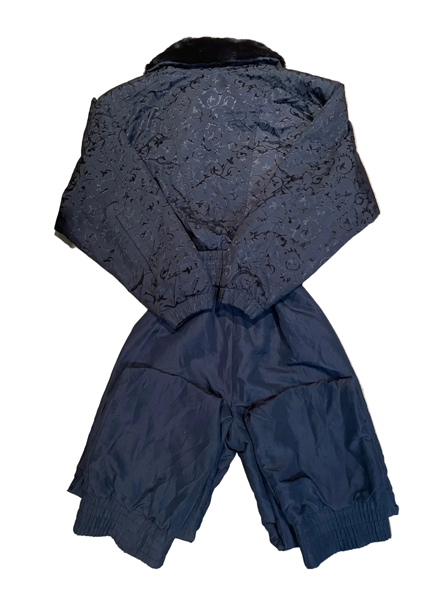 Ski All In One, 90s Vintage Black, Ladies Size 8