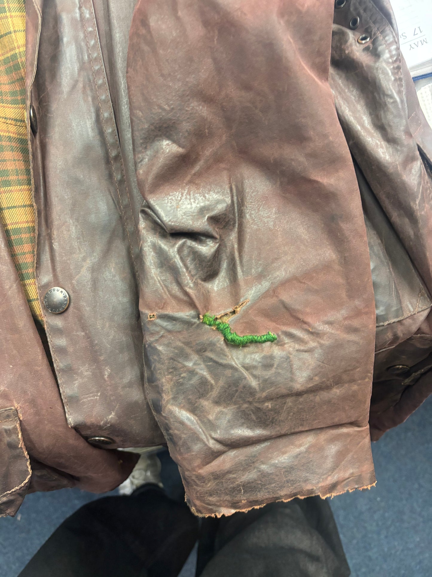 Barbour Beaufort Wax Jacket, Size 40 / M