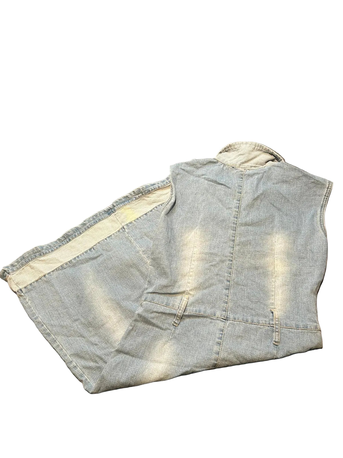 Ladies Denim Maxi Sleeveless Dress, Size L