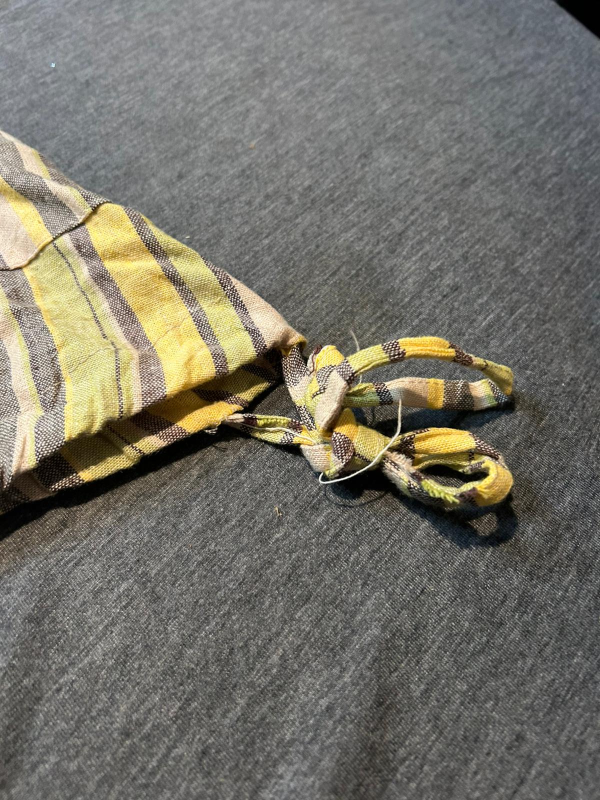 Ladies Y2K Striped Dress, Size M