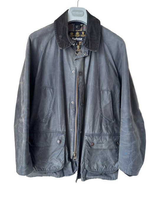 Barbour Ashby Wax Jacket, Grey, Size M