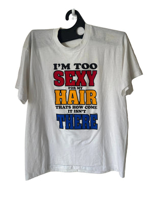 1993 Single Stitch Slogan T-Shirt, Size XL