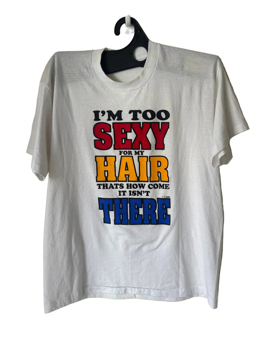 1993 Single Stitch Slogan T-Shirt, Size XL
