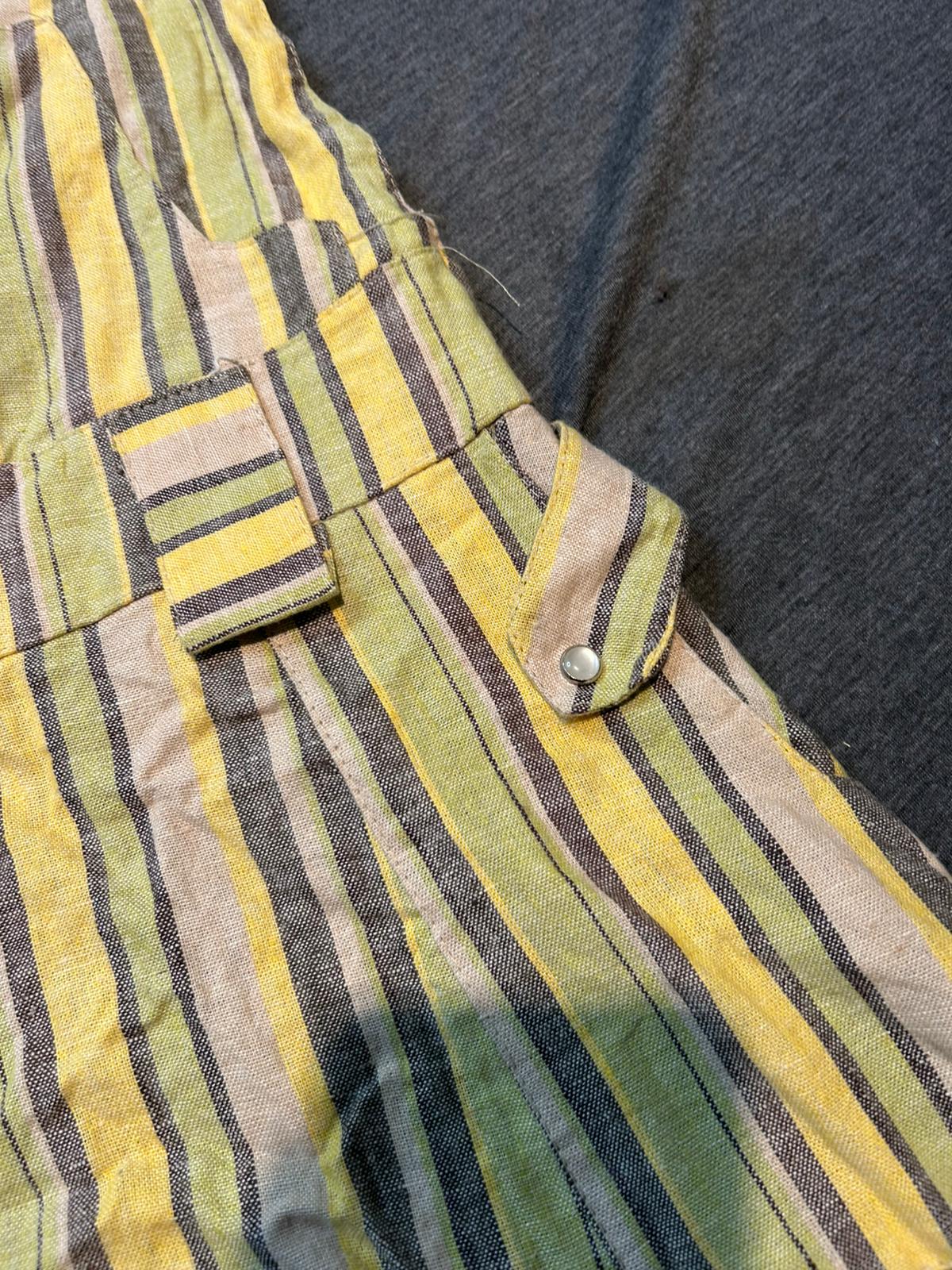 Ladies Y2K Striped Dress, Size M