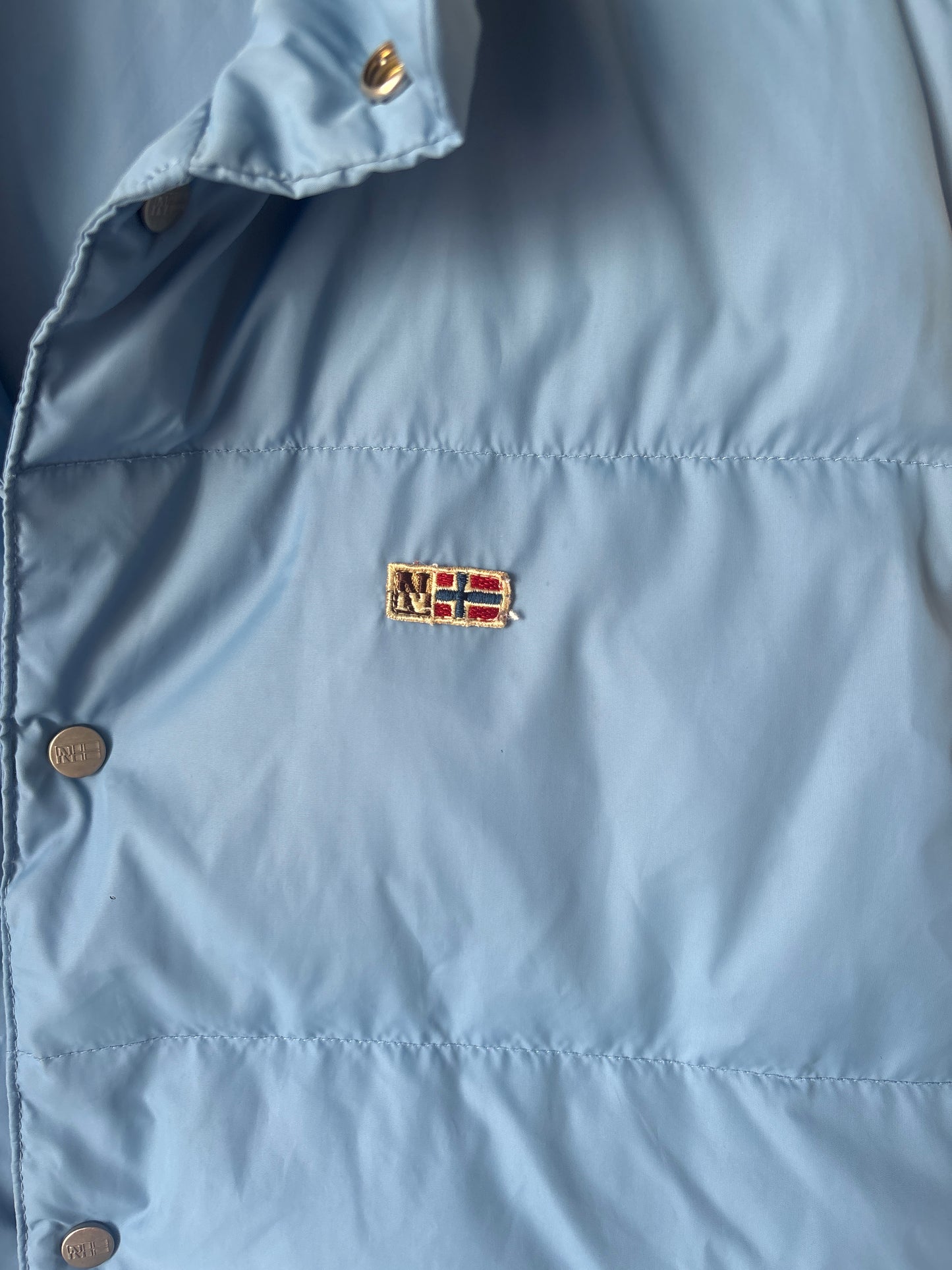 Napapijri Ladies Blue Down Gilet, Size 16