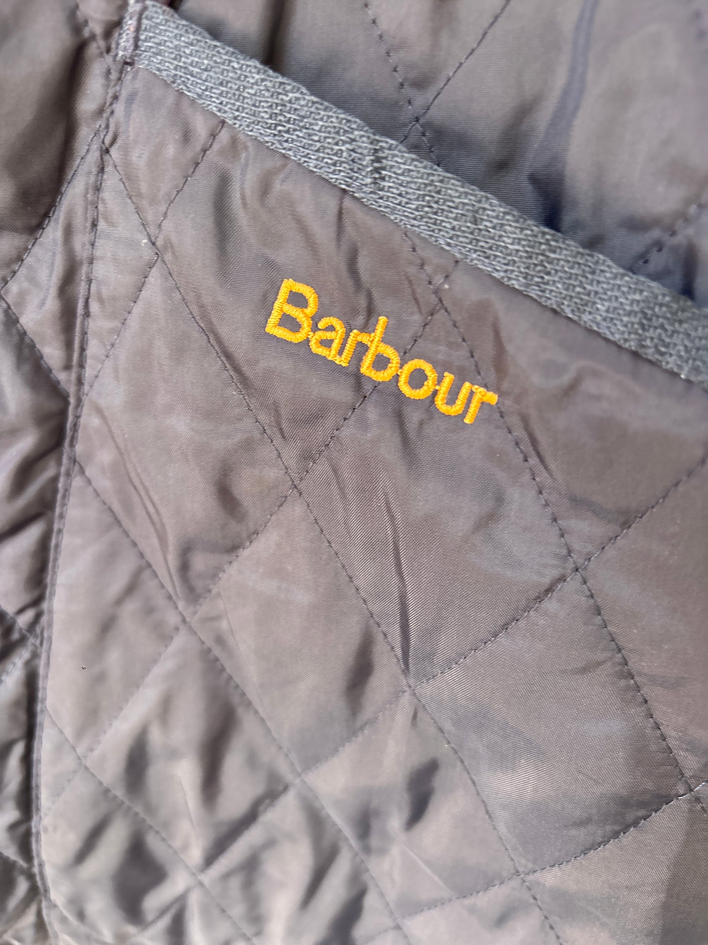 Barbour Navy Quilted Jacket, Size L