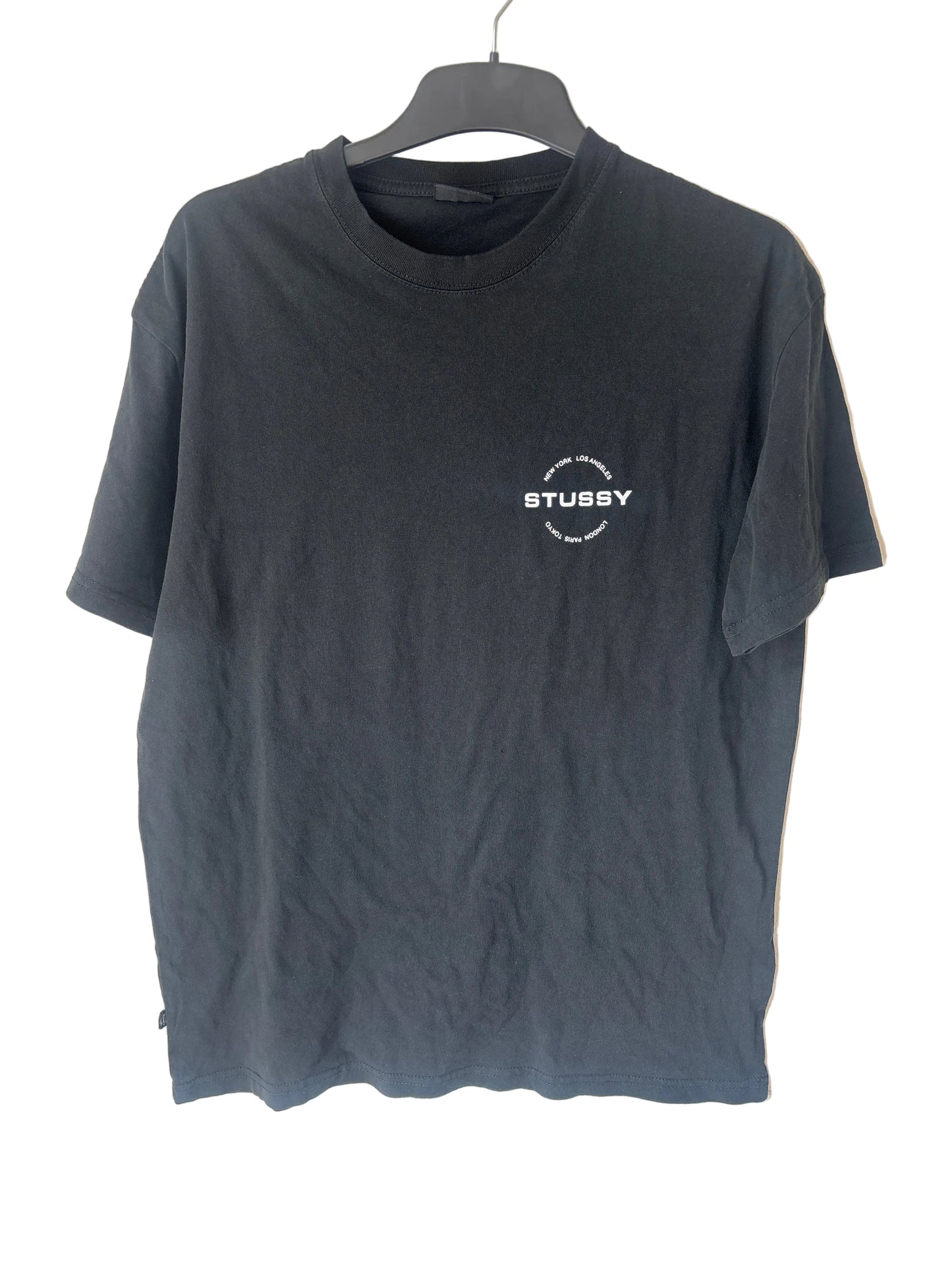Stussy T Shirt, Location Logo, Brand New Deadstock, Size S