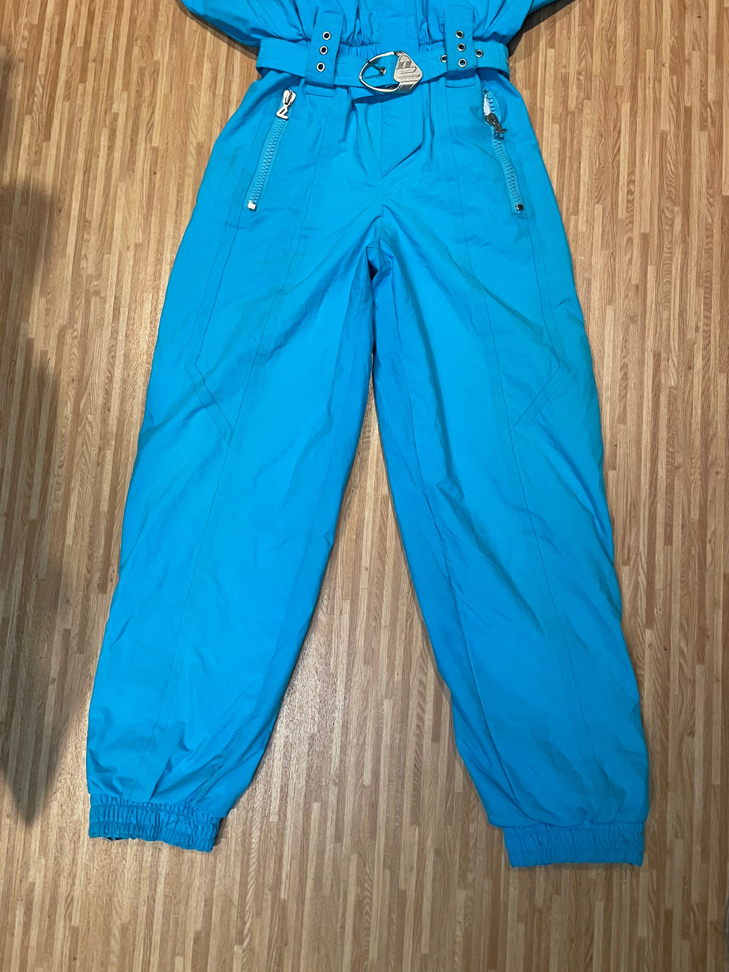 Erbacher Ski All In One, 90s Vintage Blue, Size 42