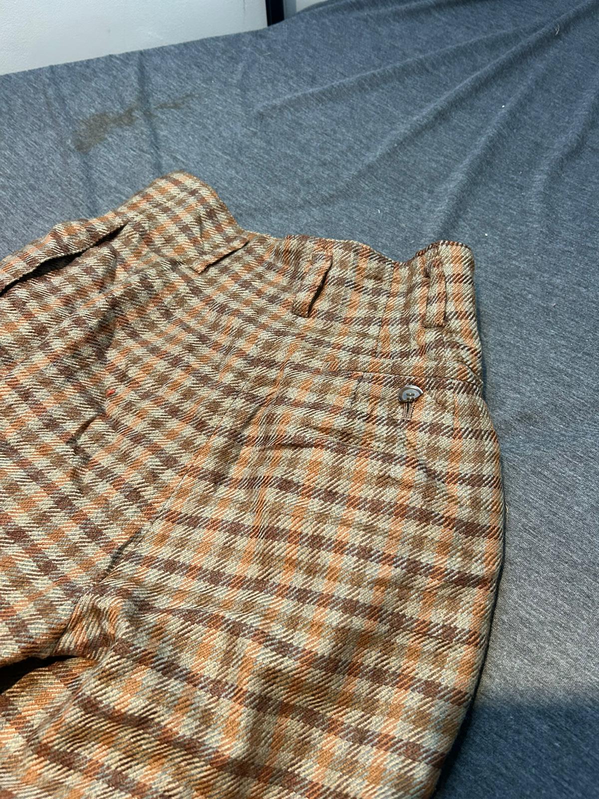 Ladies Italian Tartan Trousers, Size 4