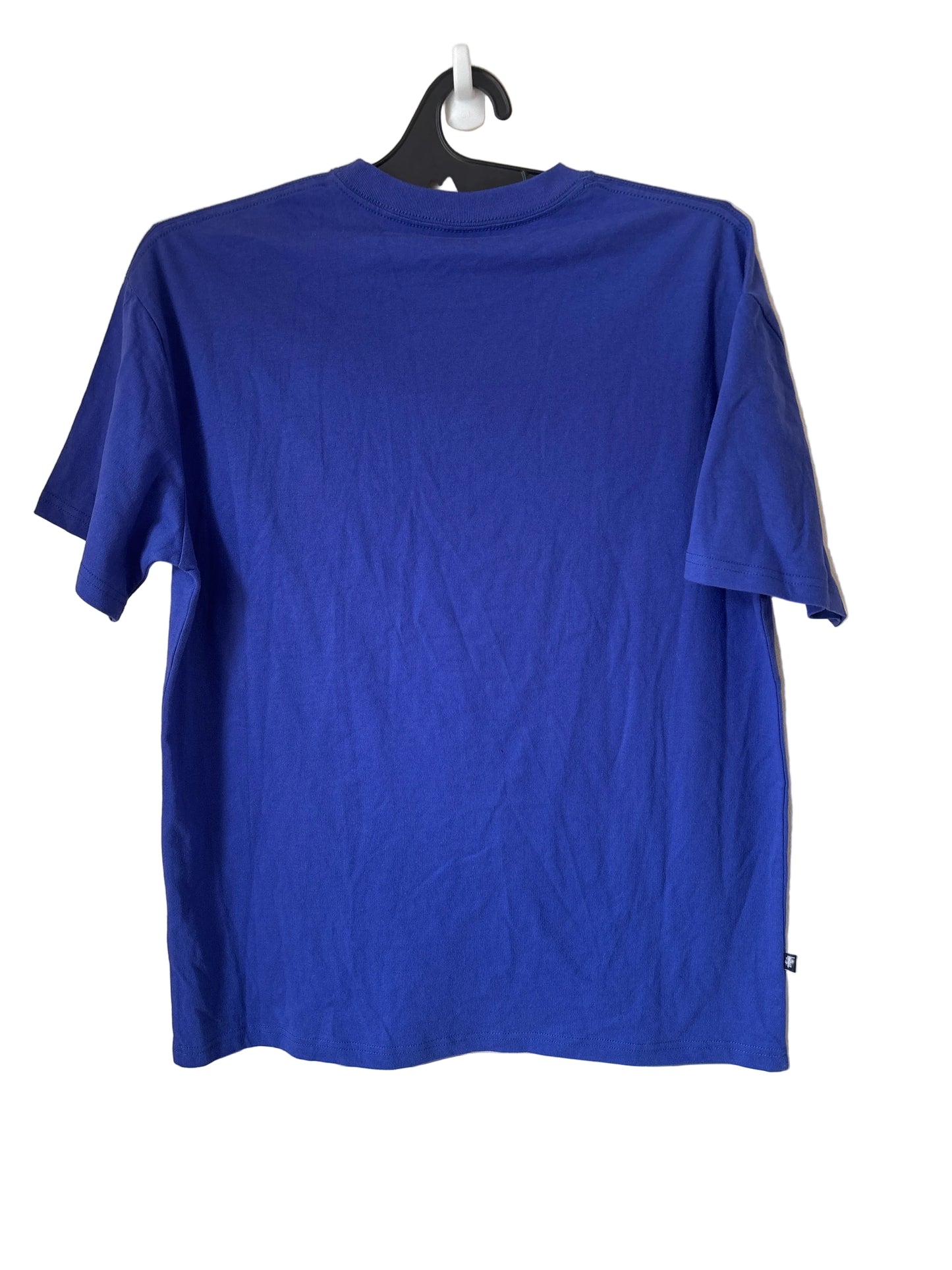 Stussy Embroidered Logo T Shirt, Blue, Brand New Deadstock, Size L