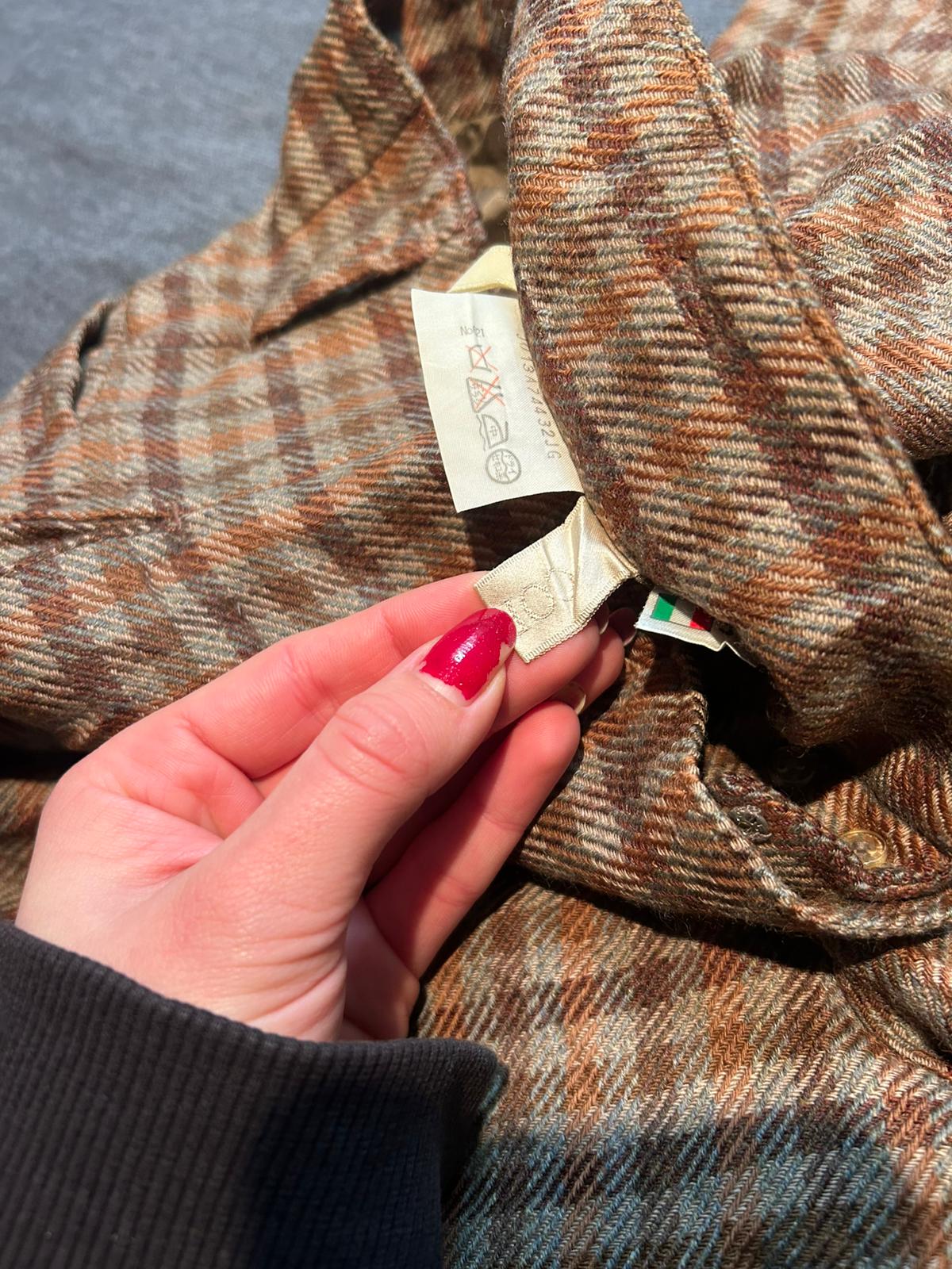 Ladies Italian Tartan Trousers, Size 4