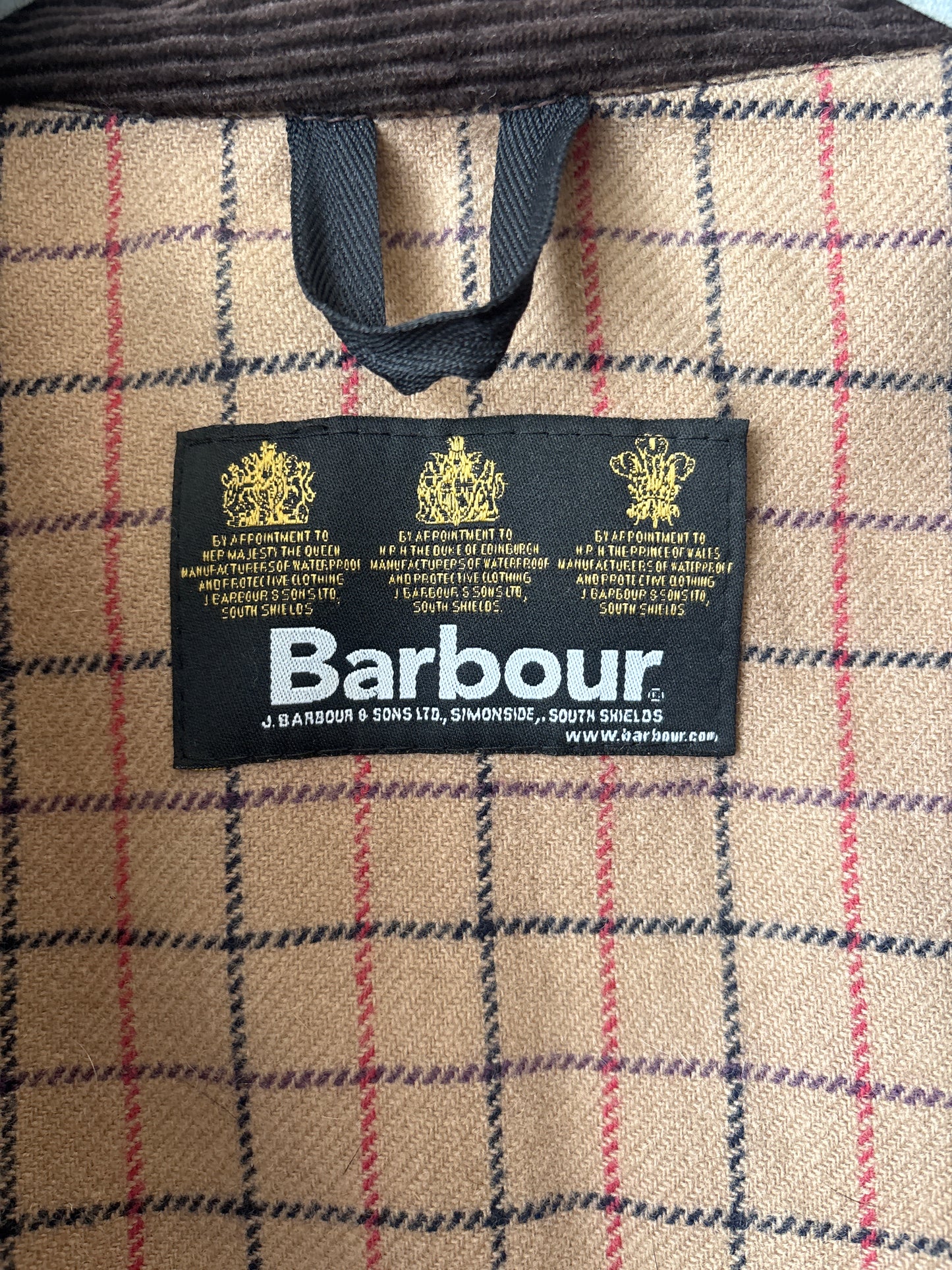 Barbour Ltd Purple Edition Bedale Cotton Wax Jacket, Ladies Size 16 / XL