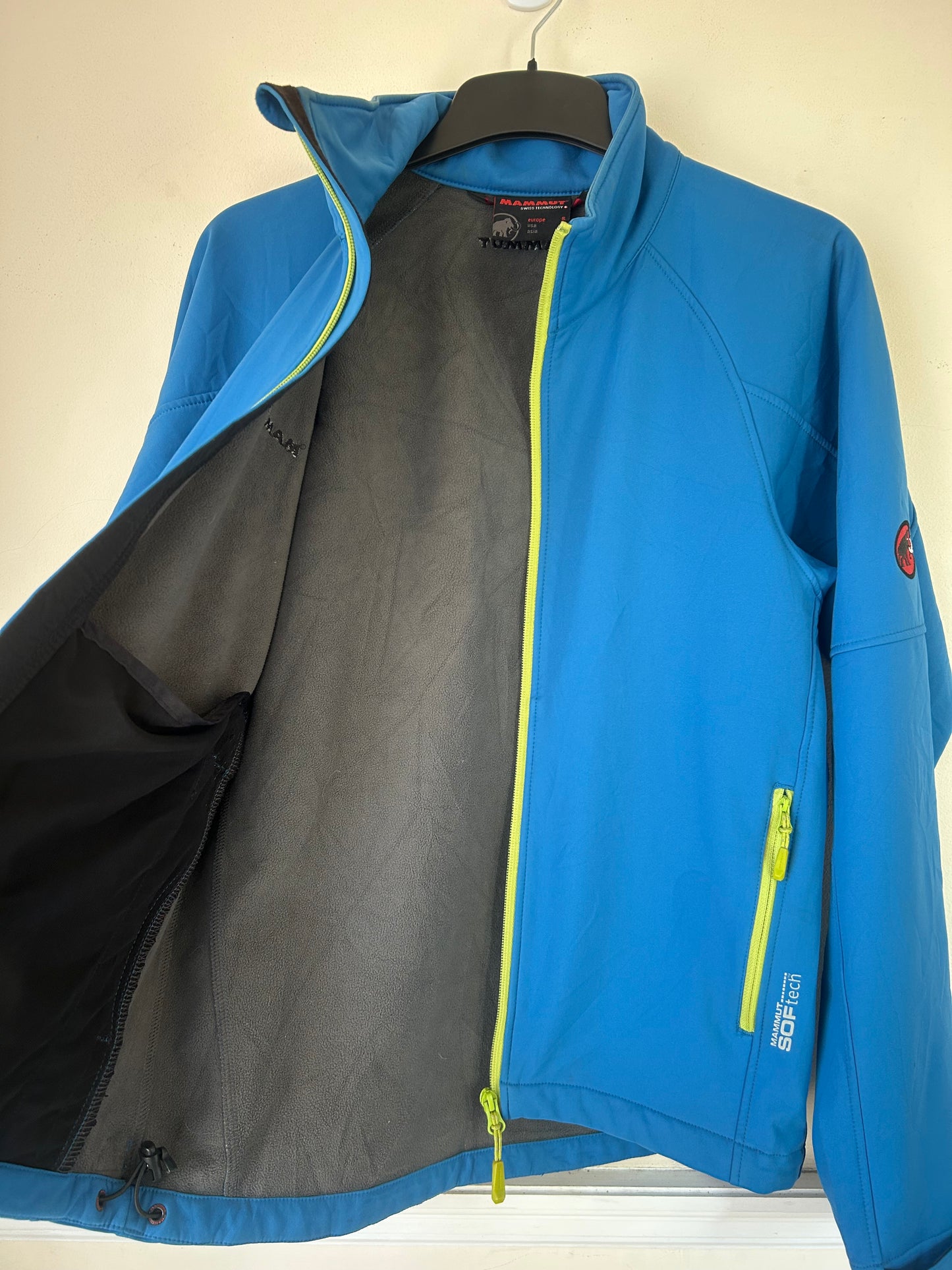 Mammut Softshell Jacket, Blue, Size S