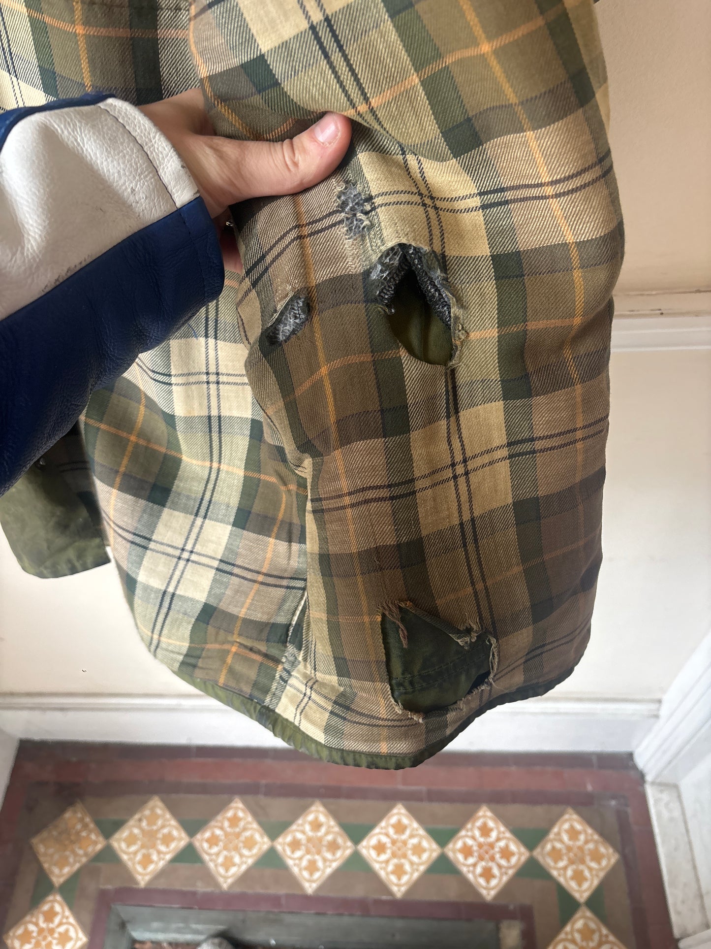 Barbour Vintage South Shields Beaufort Wax Jacket, RARE, Size XL