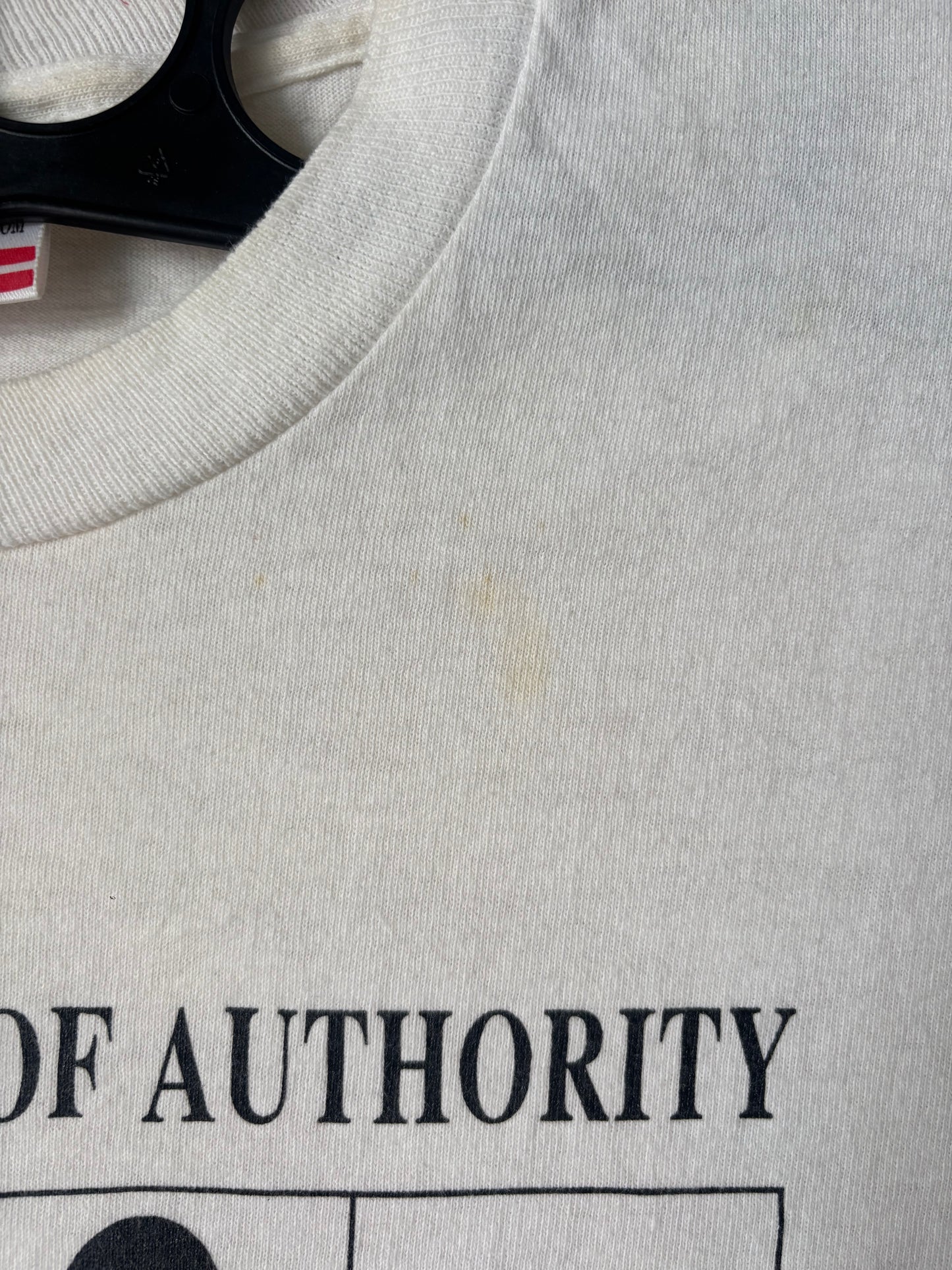 1991 Single Stitch ‘Evolution of Authority’ Graphic T-Shirt, Size XL