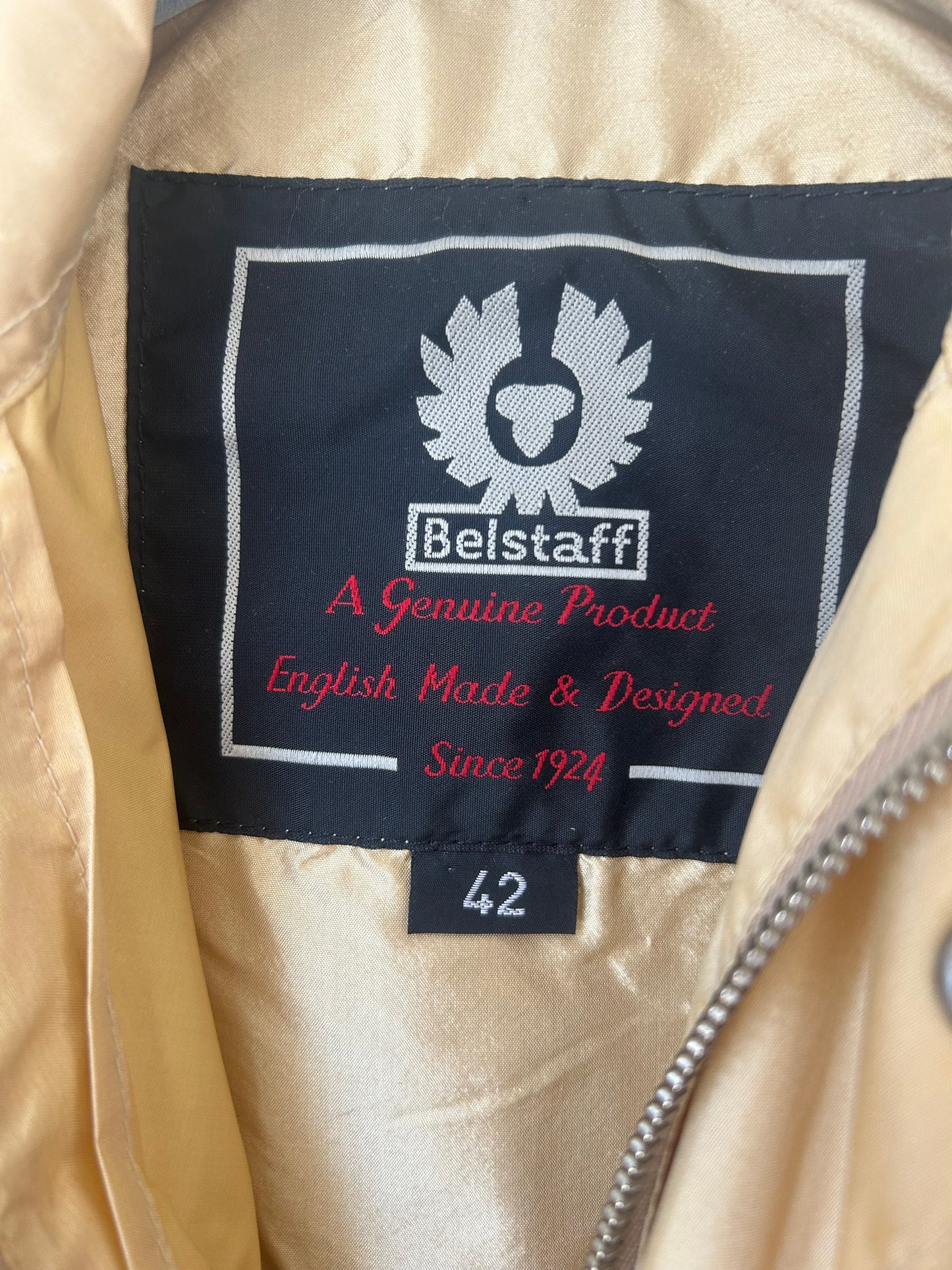 Belstaff Ladies Biker Style Jacket, Silk Blend, IT 42, UK S
