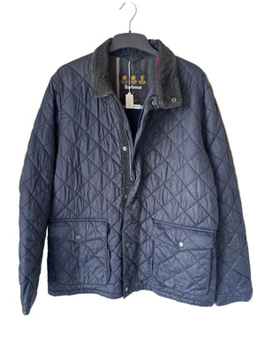 Barbour Mens Black Quilted Jacket, Size L