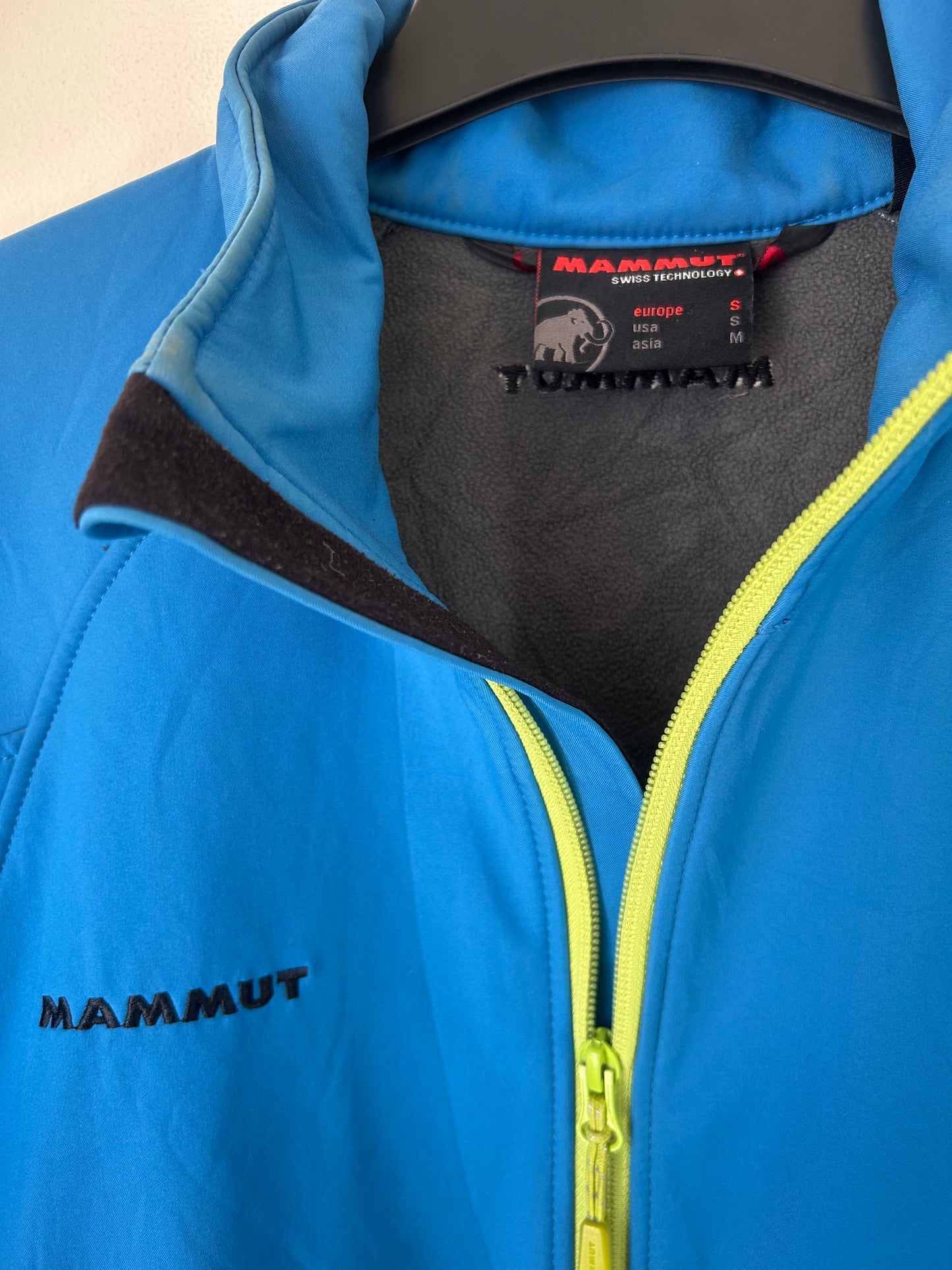 Mammut Softshell Jacket, Blue, Size S