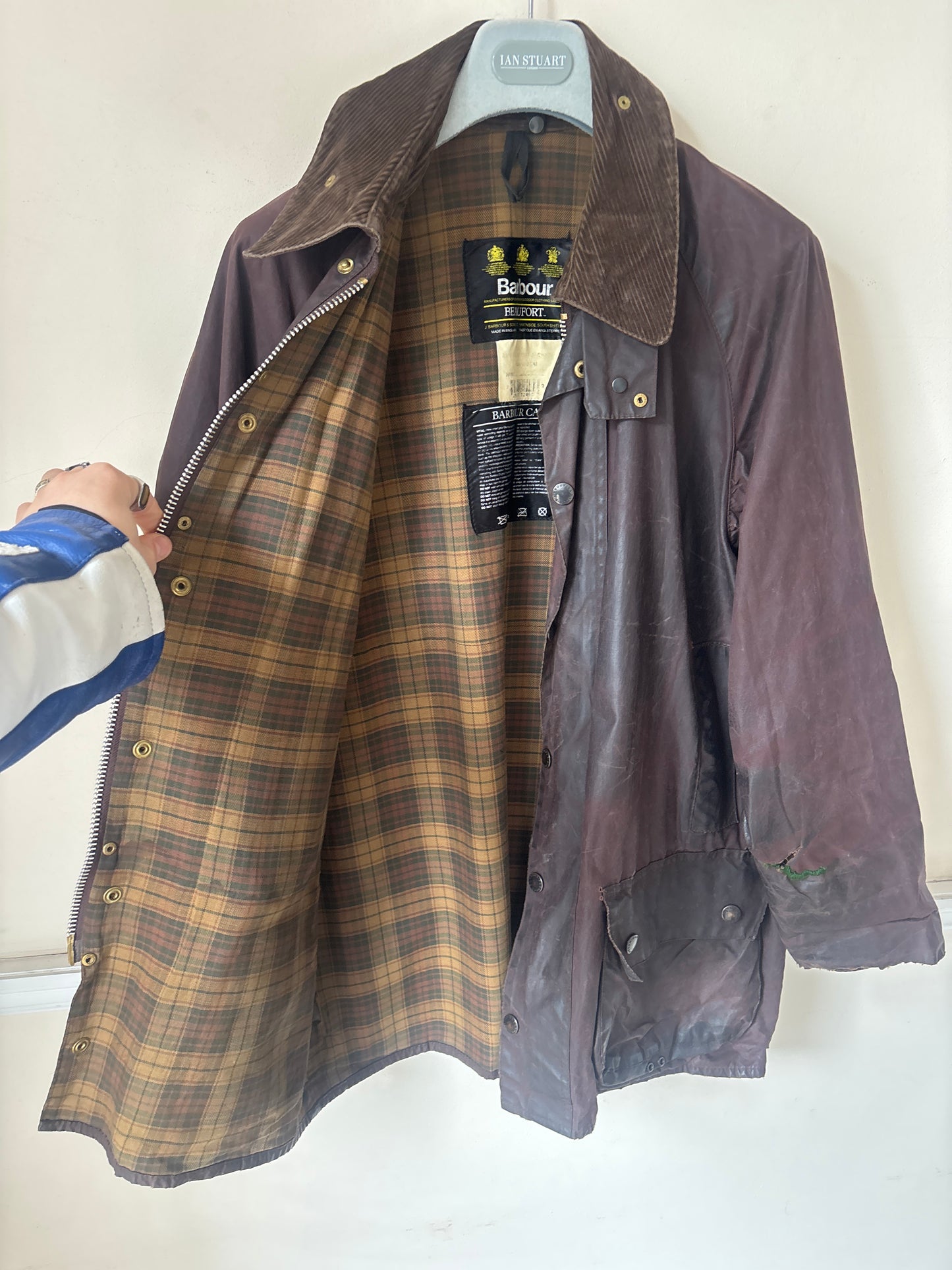 Barbour Beaufort Wax Jacket, Size 40 / M