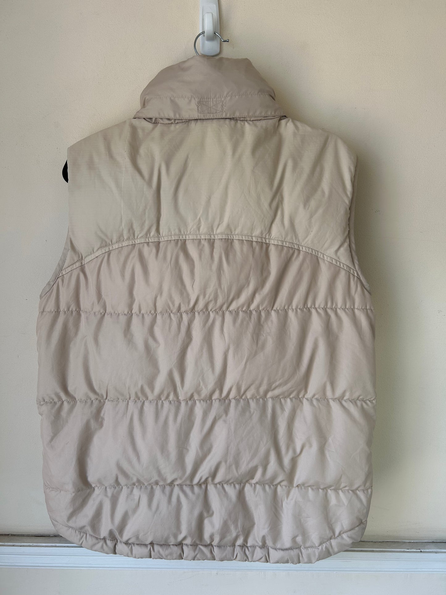 Nike Cream Duck Down Gilet, Size 36/38 or S