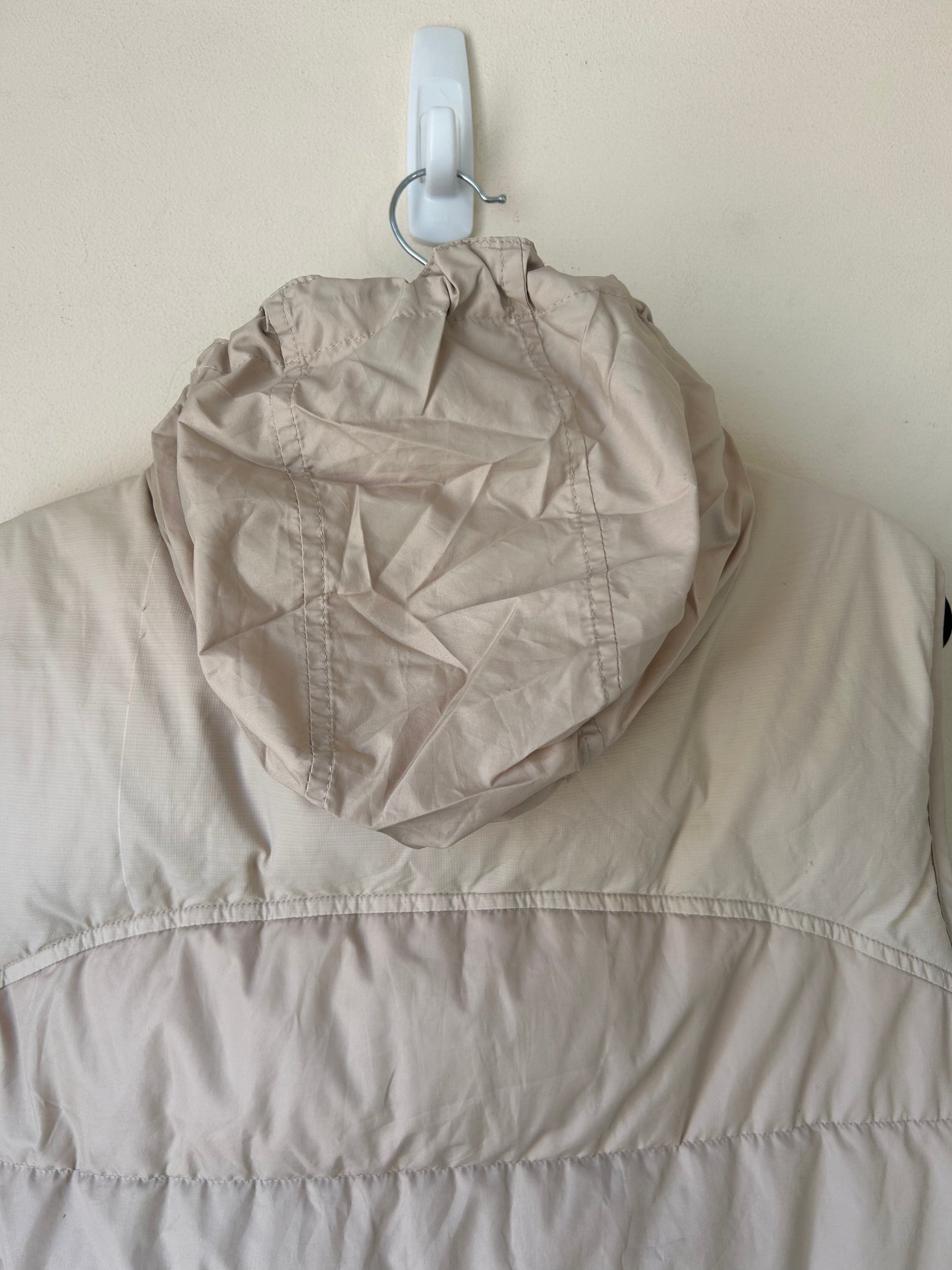 Nike Cream Duck Down Gilet, Size 36/38 or S