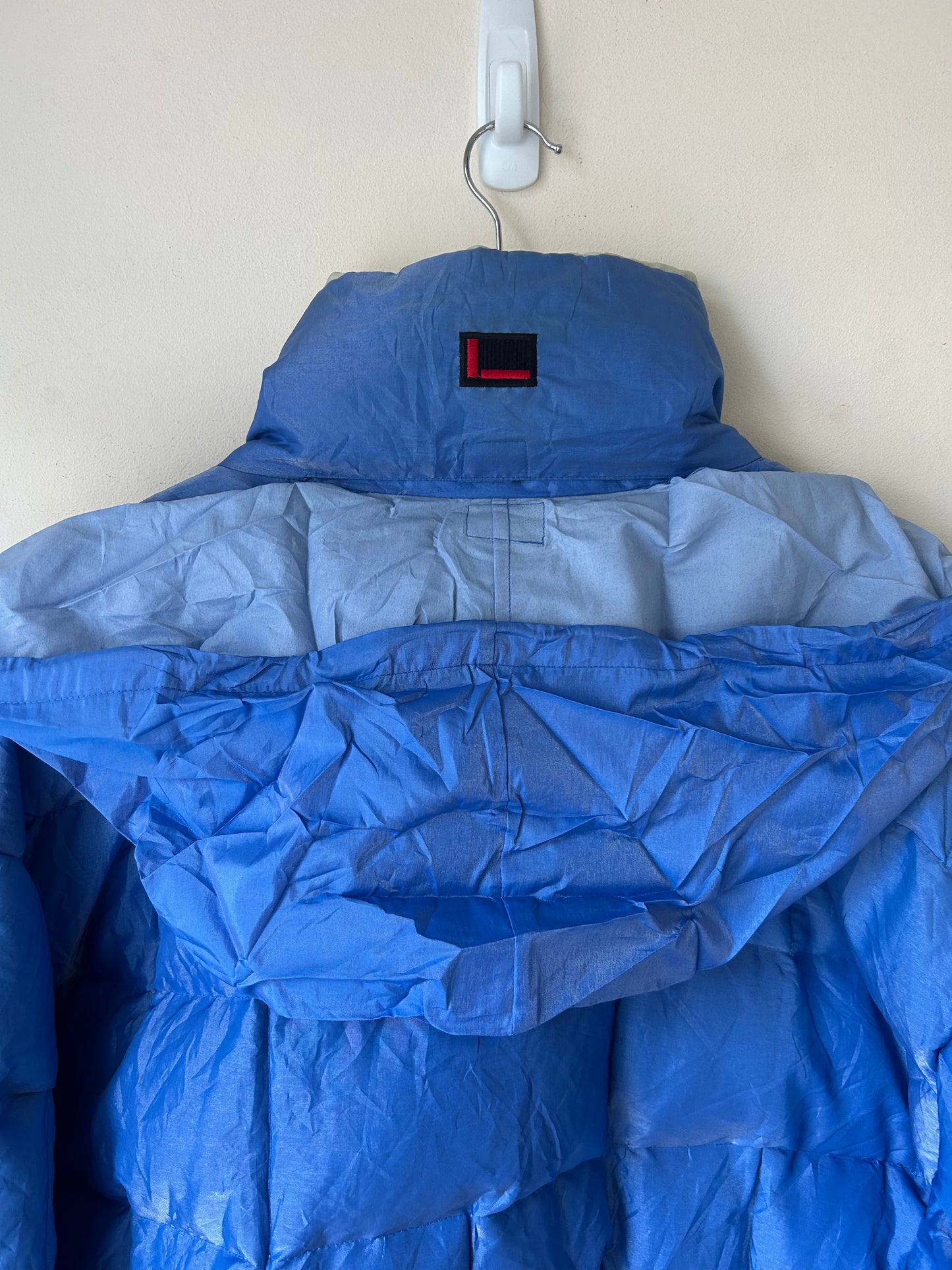 Fubu 90s Hip Hop Collection Reversible Down Puffer Jacket, Oversized XXL, 52”