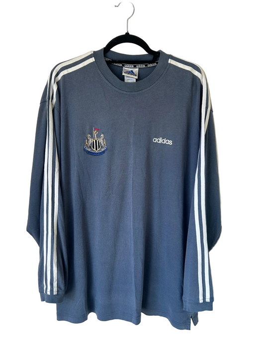 1995-97 Newcastle Utd Vintage Training Sweatshirt, by Adidas, Size 44/46 XL
