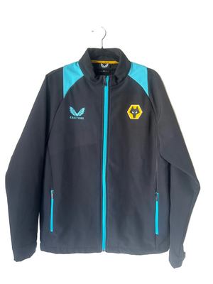2021-22 Wolverhampton Wanderers Training Bench Jacket, by Castore, Size L