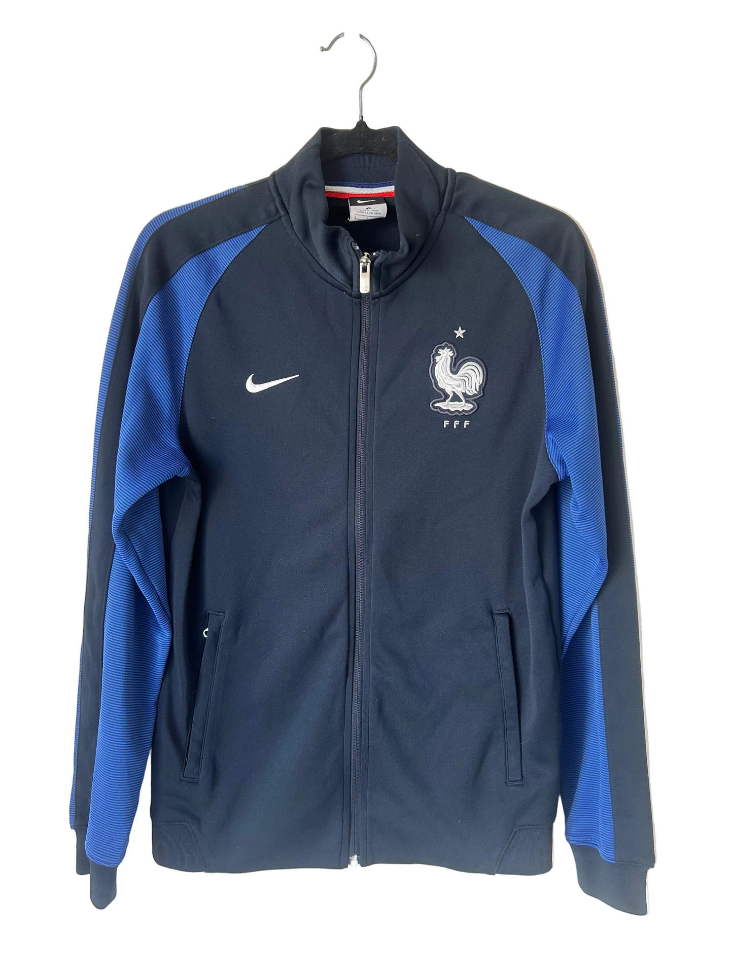 2016/17 France Euro 26 Football Zip-Up Training Track Top, by Nike, Size S