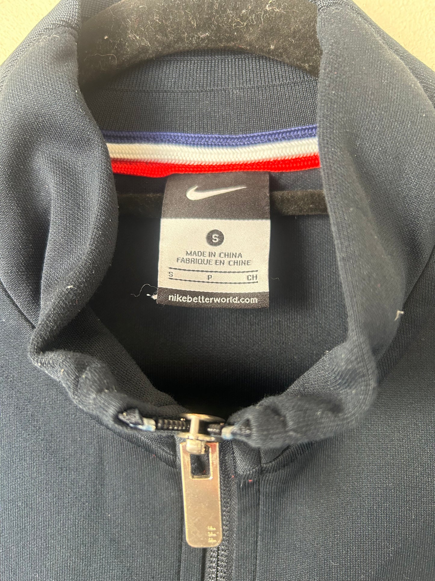 2016/17 France Euro 26 Football Zip-Up Training Track Top, by Nike, Size S